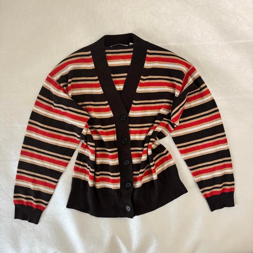 UNIQLO x MARNI Collaboration Striped Oversized Cardigan